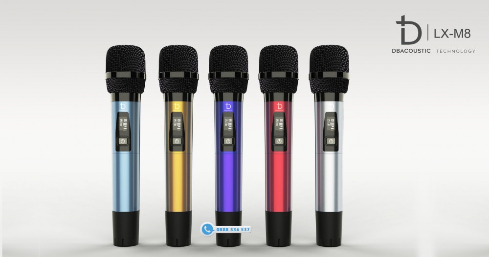Micro Karaoke Không Dây DBacoustic LX M8